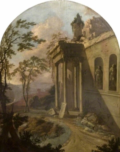 Landscape With Ruin by Jacques des Rousseaux