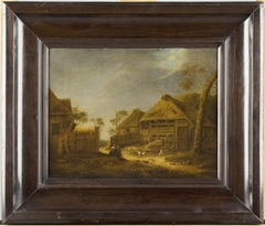 Landschap met boerderij by Emanuel Murant