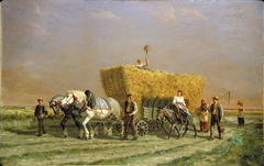 Last Load of Wheat by Jules Jacques Veyrassat