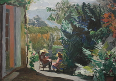 Le Jardin ensoleillé by Jules Flandrin