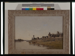 Le manoir, bords de la Seine by Camille Emile Dufour