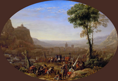 Le Pas de Suse forcé par Louis XIII by Claude Lorrain