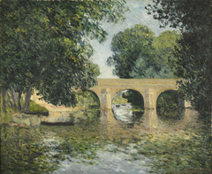 Le pont de l'Isle-Adam ou le Vieux pont by Maxime Maufra