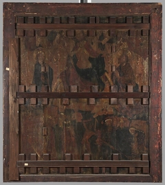 Legnica polyptych - right wing external - lower panel - obverse: Resurrection of Christ; reverse: Last judgement by Mikołaj Obilman