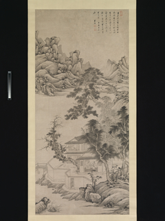 Lofty Scholar among Streams and Mountains, in the manner of Juran by Wang Jian