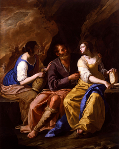 Lot and his Daughters by Artemisia Gentileschi