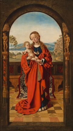 Madonna and Child in a niche by Petrus Christus