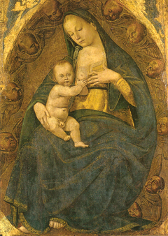 Madonna of the milk in glory by Luca Signorelli