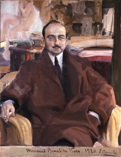 Manuel Benedito Vives by Joaquín Sorolla