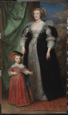 Marie Claire de Croy, Duchess d'Havre and Child by Anthony van Dyck