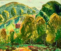 Marlboro Landscape (House in Hills) by Alfred Maurer