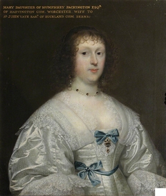 Mary Pakington, Lady Yate (1610/11-1696) by attributed to Cornelius Johnson