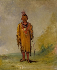 Me-sóu-wahk, Deer's Hair, Favorite Son of Kee-o-kúk by George Catlin