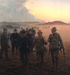 Men of Skagen returning from the hunt by Laurits Tuxen