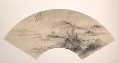 Misty Rain on the River in Spring by Wu Shixian