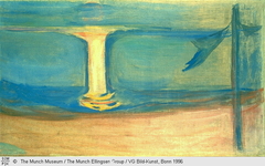 Moonlight on the Sea (The Reinhardt Frieze) by Edvard Munch