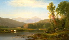 Mount Madison from the Androscoggin River by William Hart