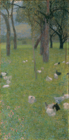 Nach dem Regen by Gustav Klimt