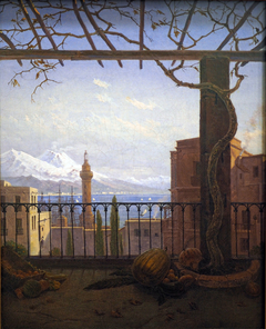 Naples with Monte Somma and Vesuv by Carl Gustav Carus