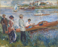 Oarsmen at Chatou by Auguste Renoir