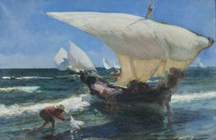 On the Coast of Valencia by Joaquín Sorolla