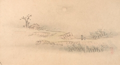 One of Six Views of Atsugi by Watanabe Kazan