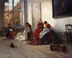 Orphans in Lübeck by Gotthardt Kuehl