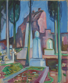 P.A. Munch's Grave in Rome by Edvard Munch