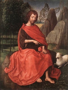 panel with St John the Baptist by Hans Memling