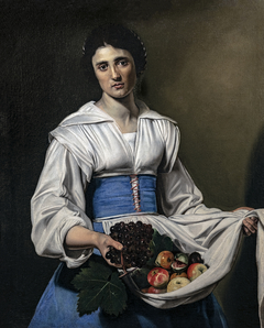 Paysanne portant des fruits by Nicolas Tournier