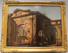 Porticus Octaviae by Bernardo Bellotto