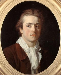 Portrait de Paul-Guillaume Lemoine, dit le Romain (1755-?), architecte by Joseph-Benoît Suvée