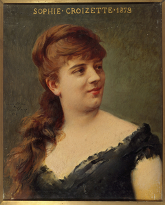 Portrait de Sophie Croizette (1847-1901), sociétaire de la Comédie-Française by Joseph Blanc