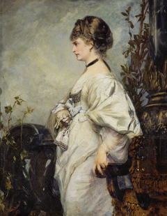 Portrait Magdalena Plach by Hans Makart