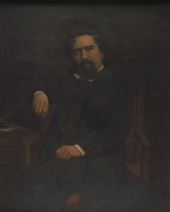 Portrait of a bearded minister by Anonymous