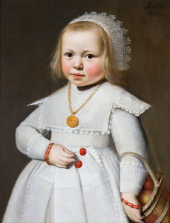 Portrait of a Two-Year Old Girl by Jan Cornelisz. van Loenen