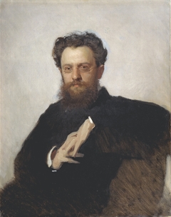 Portrait of Adrian Viktorovich Prakhov by Ivan Kramskoi