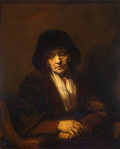 Portrait of an Old Woman by Rembrandt