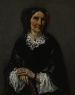 Portrait of Anika Psalmon, Mrs. Robin by Gustave Courbet