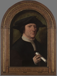 Portrait of Augustijn van Teylingen by Jacob Cornelisz van Oostsanen