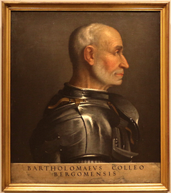 portrait of Bartolomeo Colleoni by Giovanni Battista Moroni