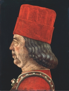 portrait of Borso d'Este by Baldassare Estense