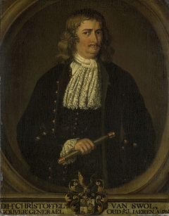 Portrait of Christoffel van Swoll (Swol, Zwol), Governor-General of the Dutch East Indies by Unknown Artist