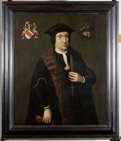 Portrait of een lid van de familie Van Foreest by Anoniem