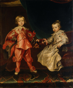 Portrait of Ferdinand IV with his sister Maria Anna by Frans Luycx