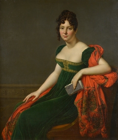 Portrait of Madame Augustine Bertin de Veaux by Anne-Louis Girodet de Roussy-Trioson