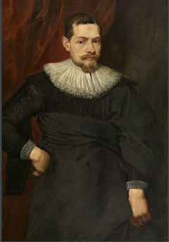 Portrait of man with an unstarched ruff by Anthony van Dyck