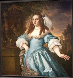 Portrait of Margaretha Trip, wife of Samuel de Marez by Bartholomeus van der Helst