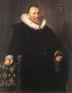 Portrait of Nicolaes Woutersz van der Meer by Frans Hals