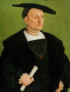 Portrait of Onophrius Scheit by Barthel Beham